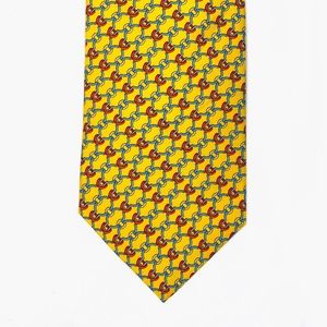 NEW Brooks Brothers Interlock Pattern Tie